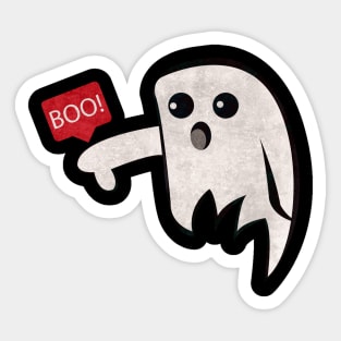 Boo Sticker